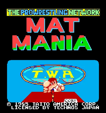 Mat Mania screen shot title